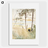 Seashore at haikko in autumn - アルバート エーデルフェルト Poster.