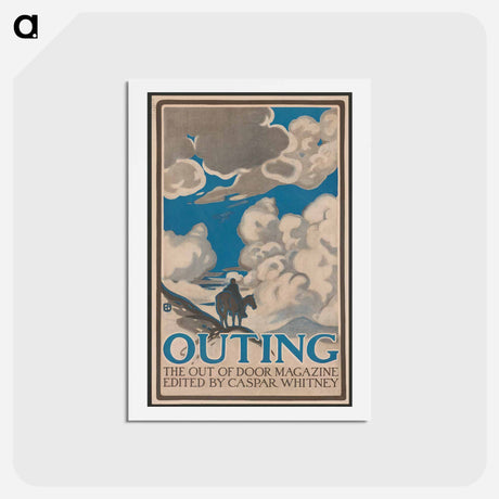 アートポストカード-Outing - エドワード ペンフィールド Postcard.