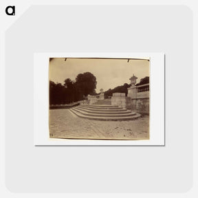 アートポストカード-Parc de Saint Cloud
 - ウジェーヌ アジェ Postcard.