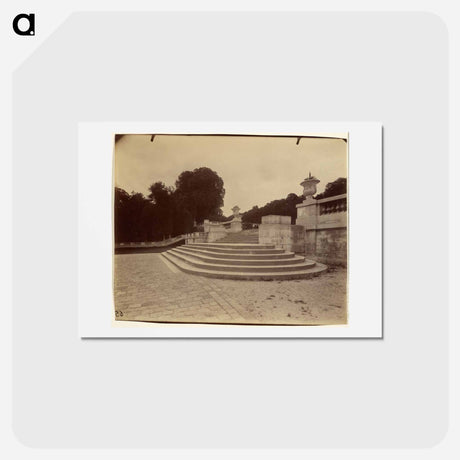 アートポストカード-Parc de Saint Cloud
 - ウジェーヌ アジェ Postcard.