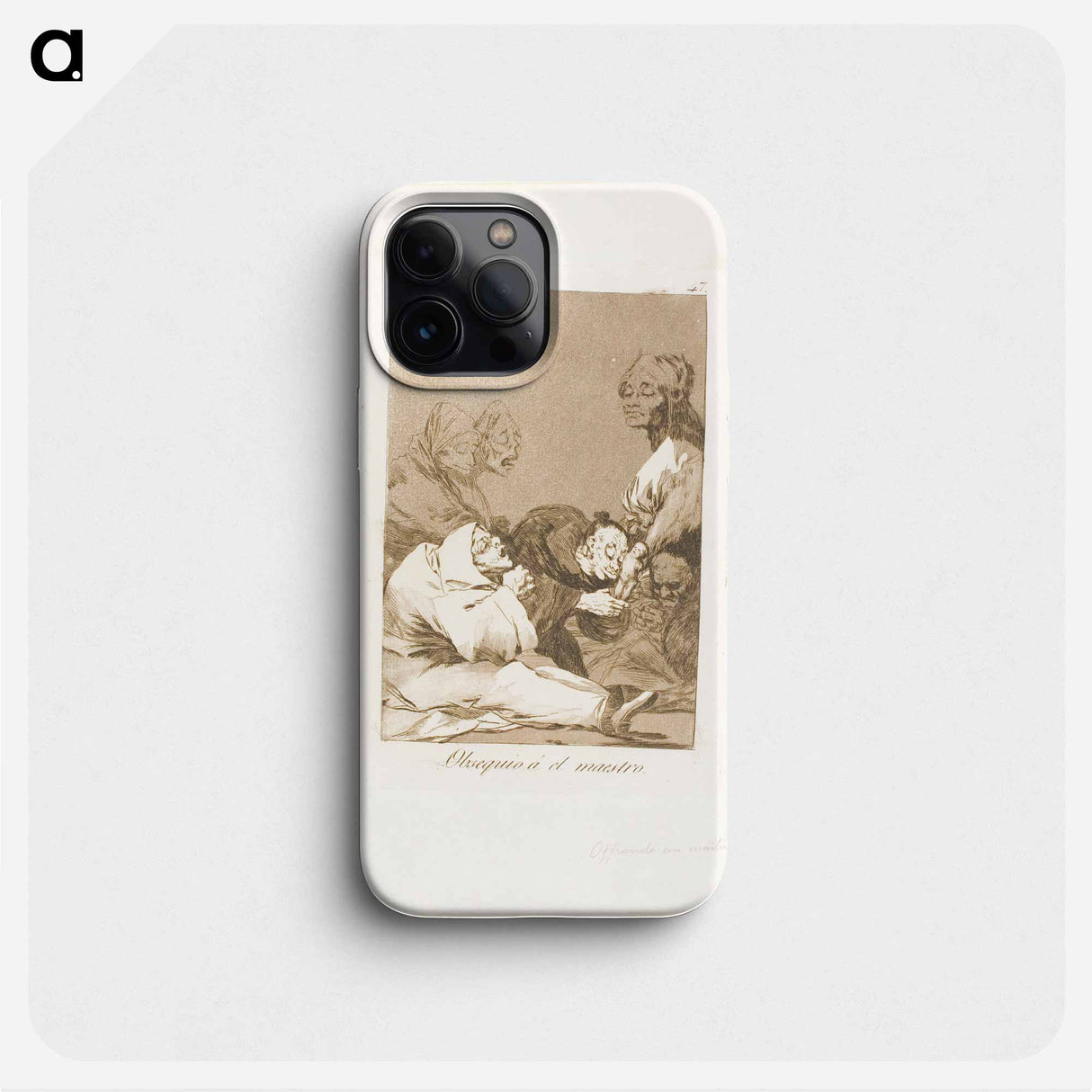 A Gift for the Master - Francisco de Goya Phone Case.