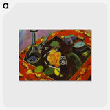 アートポストカード-Dishes and Fruit - アンリ マティス Postcard.