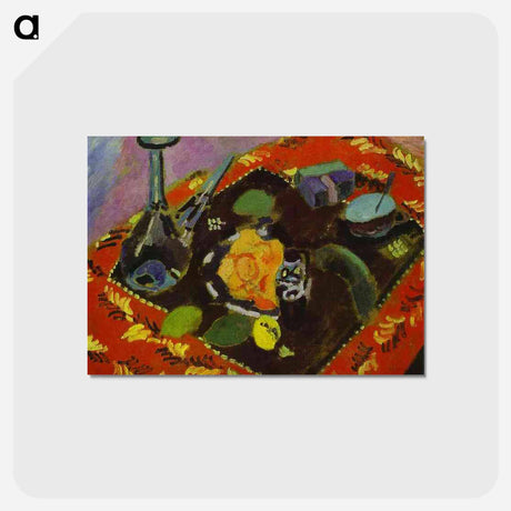 アートポストカード-Dishes and Fruit - アンリ マティス Postcard.