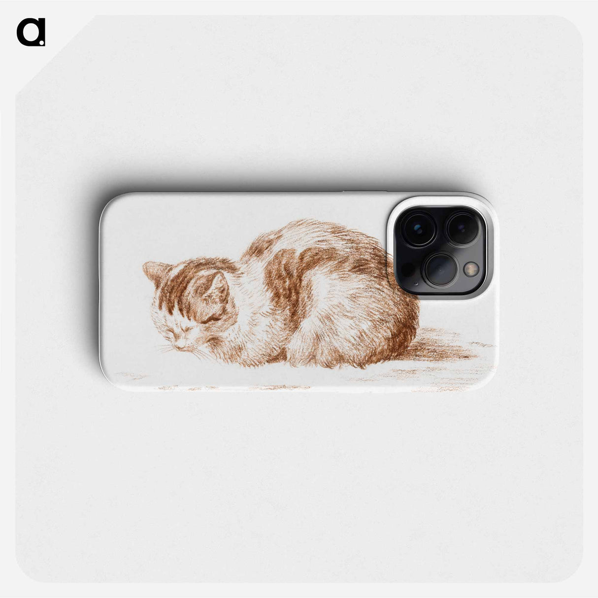 Lying cat - Jean Bernard Phone Case.