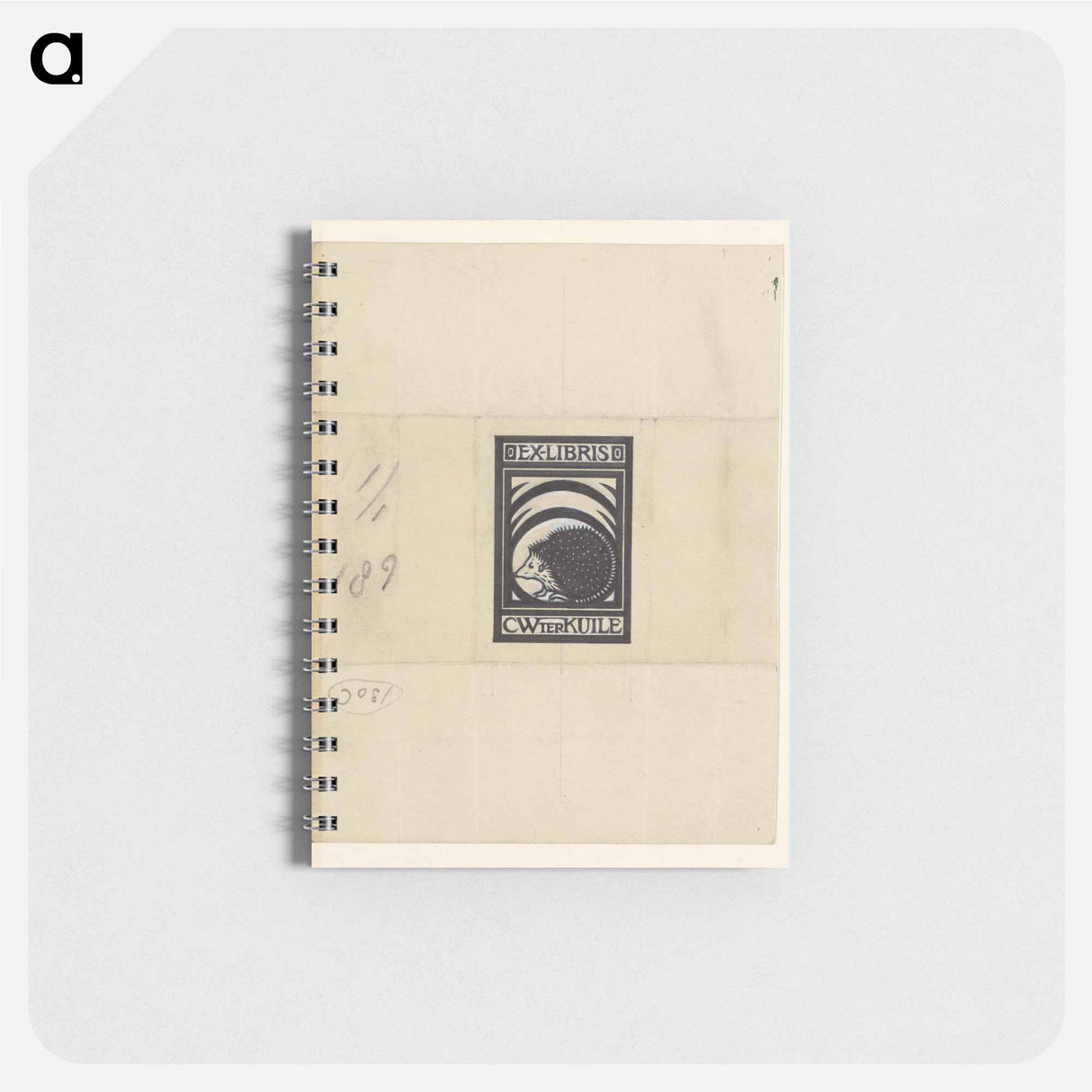 Ontwerp voor ex libris van C.W. ter Kuile by Julie de Graag - ユリー デ フラーハ Memo.