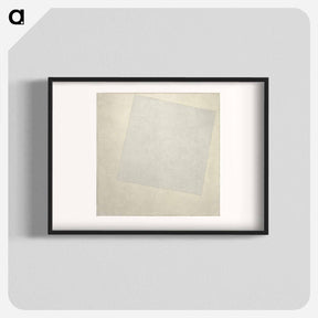 アートポスター-Suprematist Composition: White on White - カジミール マレーヴィチ Poster.