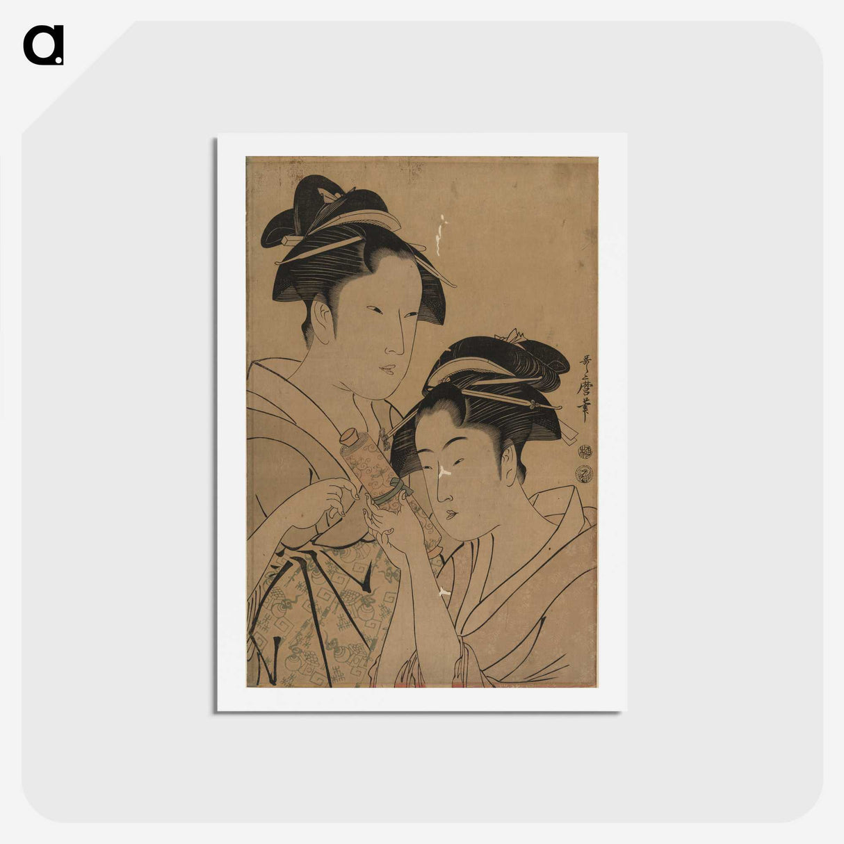 3-2_Kitagawa-Utamaro_hagaki