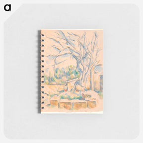 アートメモ帳-Pistachio Tree at Château Noir - ポール セザンヌ Memo.