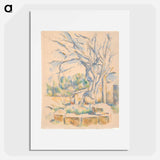 アートポスター-Pistachio Tree at Château Noir - ポール セザンヌ Poster.