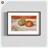 Apple and Pear - Pierre-Auguste Renoir Poster.