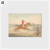 アートポストカード-Getting Across the Country Like a Gentleman
 - イェール大学アートギャラリー Postcard.