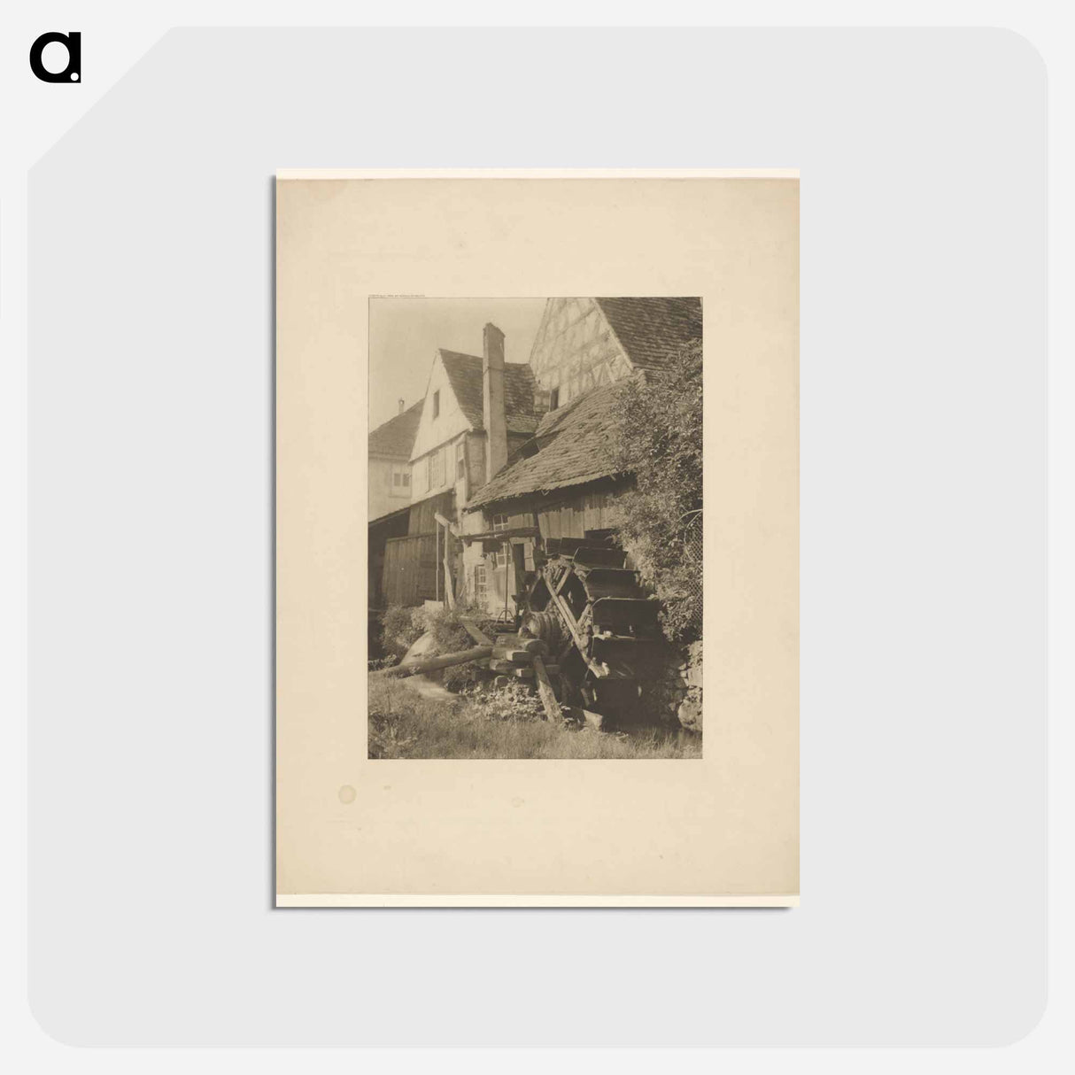 アートポストカード-The Old Mill - アルフレッド スティーグリッツ Postcard.