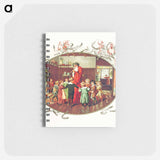 アートメモ帳-Santa Claus with Children
 - 大英図書館 Memo.