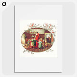 アートポスター-Santa Claus with Children
 - 大英図書館 Poster.