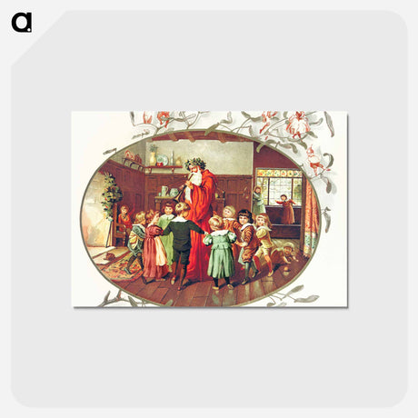 アートポストカード-Santa Claus with Children
 - 大英図書館 Postcard.