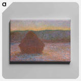 Stack of Wheat - Claude Monet Canvas.