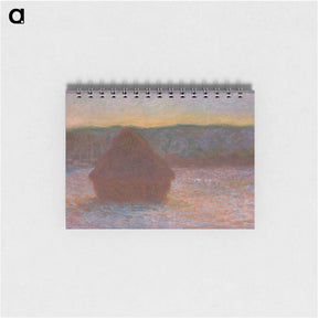 アートメモ帳-Stack of Wheat - クロード モネ Memo.