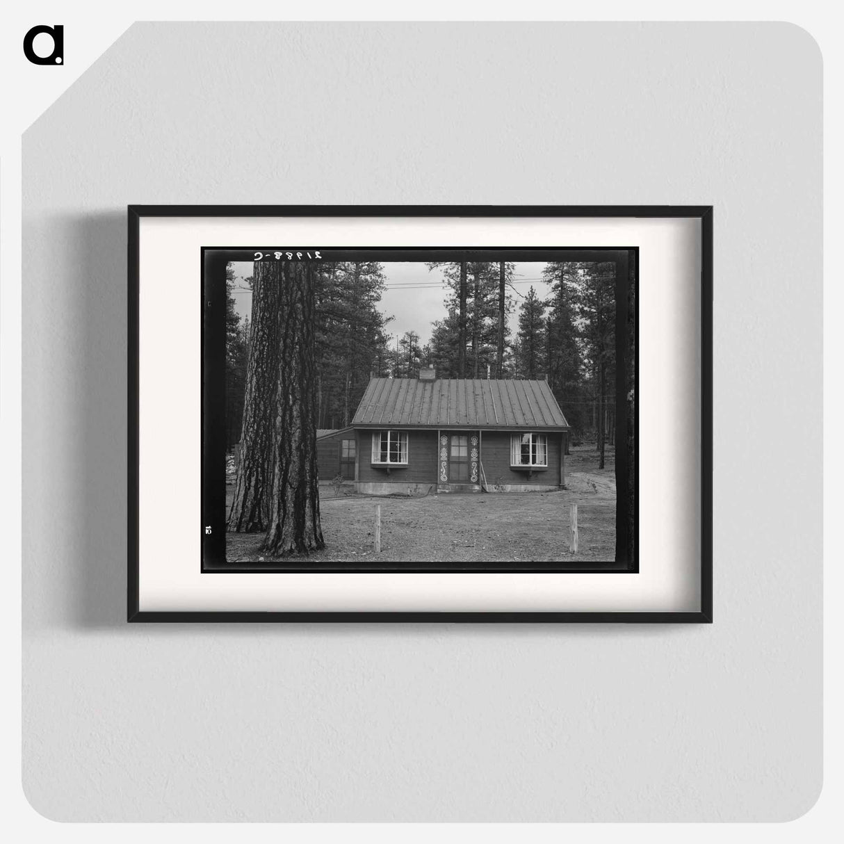 Type of housing built for lumber millworkers in new model company town. - Dorothea Lange Poster.