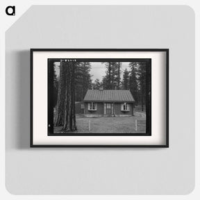 アートポスター-Type of housing built for lumber millworkers in new model company town. - ドロテア ラング Poster.