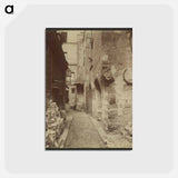 アートポストカード-Impasse de la Baudoirie
 - ウジェーヌ アジェ Postcard.