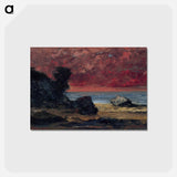 After the Storm - ギュスターヴ クールベ Postcard.