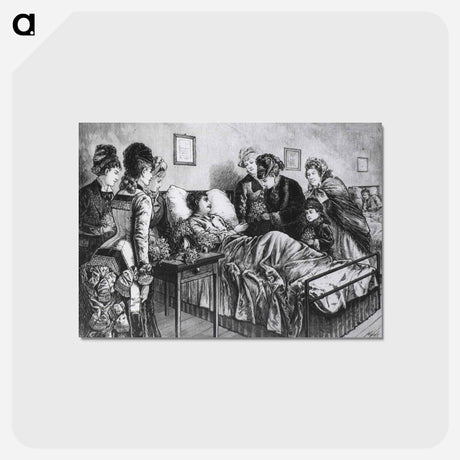 アートポストカード-Patient Receiving Visitors
 - 国立医学図書館 Postcard.