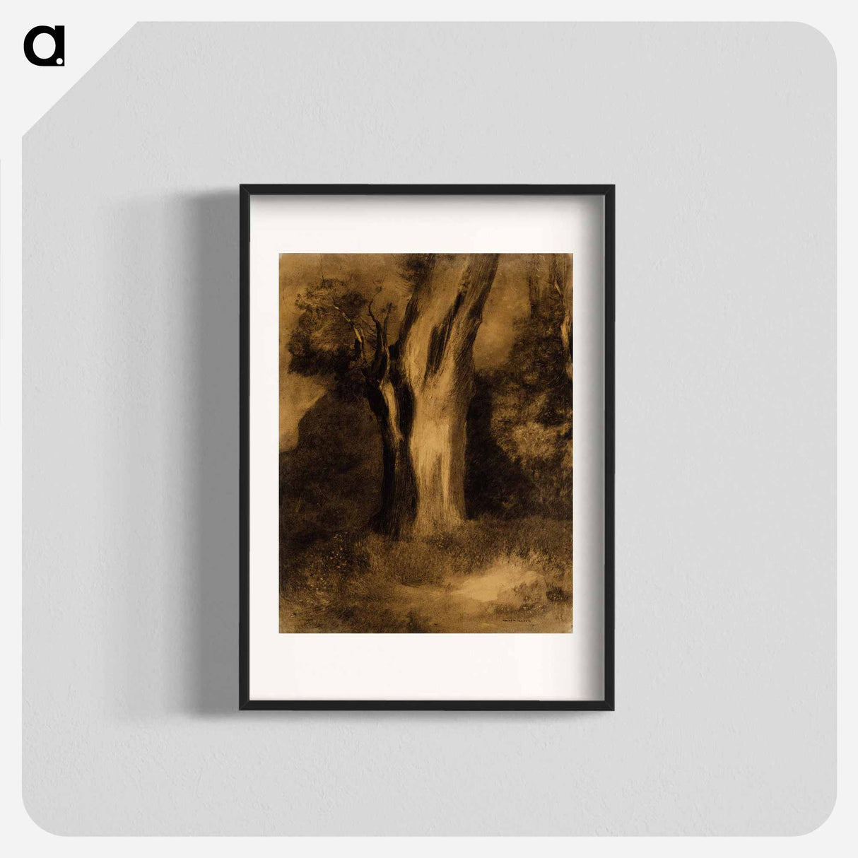 Tree - Odilon Redon Poster.