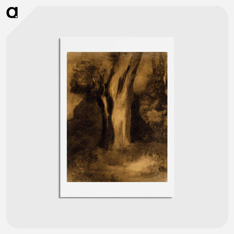 アートポストカード-Tree - オディロン ルドン Postcard.