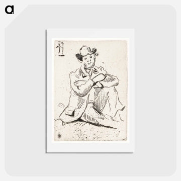 Guillaumin with the Hanged Man - ポール セザンヌ Postcard.