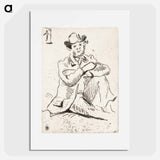 アートポスター-Guillaumin with the Hanged Man - ポール セザンヌ Poster.