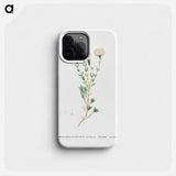 Mesembryanthemum Nodiflorum (Slenderleaf Iceplant) - Pierre Joseph Redouté Phone Case.