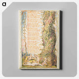 アートパネル-Songs of Innocence and of Experience: The Little Girl Found (second plate) - ウィリアム ブレイク Canvas.