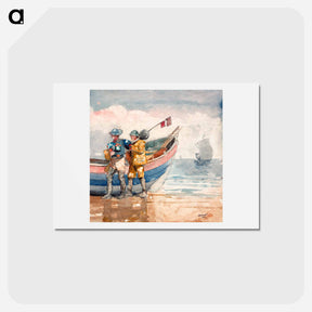 アートポストカード-The Return - ウィンスロー ホーマー Postcard.