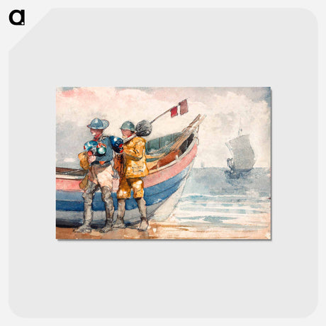 アートポストカード-The Return - ウィンスロー ホーマー Postcard.