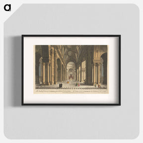 アートポスター-The Inside of St. Paul's Cathedral from the West End to the Choir
 - イェール大学アートギャラリー Poster.
