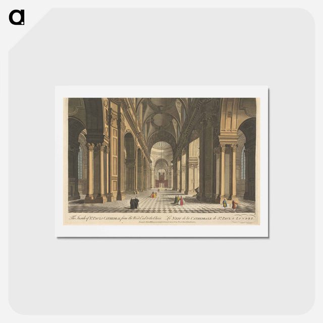 アートポストカード-The Inside of St. Paul's Cathedral from the West End to the Choir
 - イェール大学アートギャラリー Postcard.