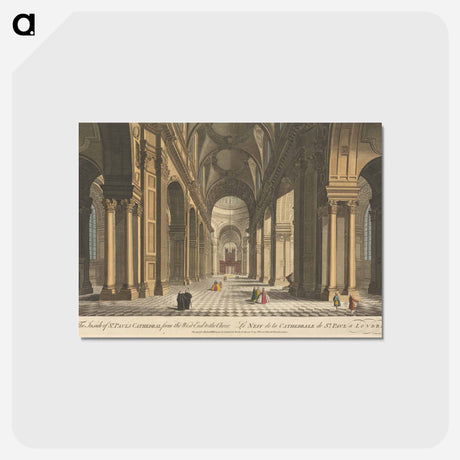 アートポストカード-The Inside of St. Paul's Cathedral from the West End to the Choir
 - イェール大学アートギャラリー Postcard.