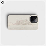 Gustafsvärns ruiner och hamnfyr - アルバート エーデルフェルト Phone Case.