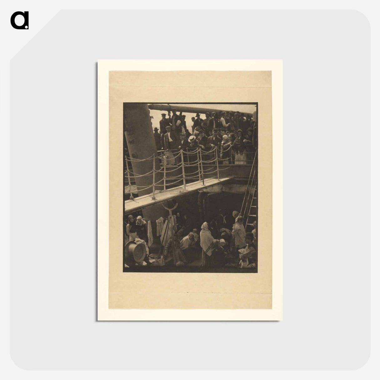 アートポストカード-The Steerage - アルフレッド スティーグリッツ Postcard.