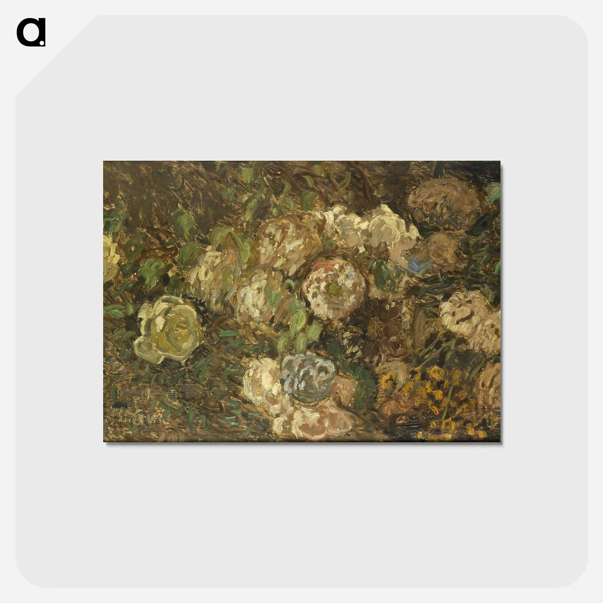 アートポストカード-Bloemen - クロード モネ Postcard.