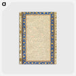 アートポストカード-Illuminated Folio from the Farhang-i Jahangiri
 - クリーブランド美術館 Postcard.