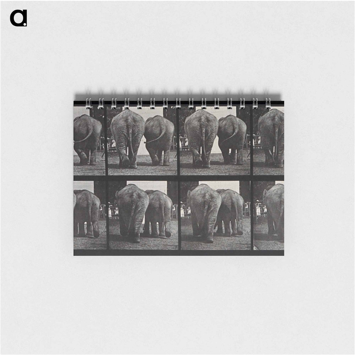 アートメモ帳-Walking Elephants
 - エドワード マイブリッジ Memo.