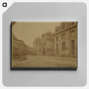 アートパネル-Saint-Lazare et le Faubourg Saint-Denis
 - ウジェーヌ アジェ Canvas.