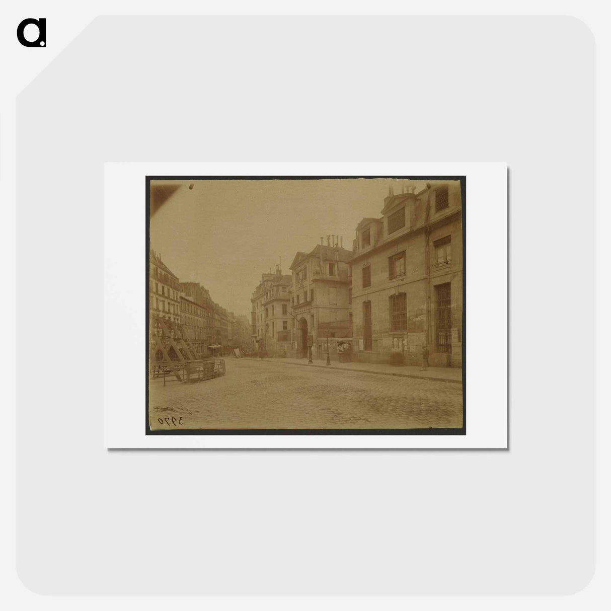 アートポストカード-Saint-Lazare et le Faubourg Saint-Denis
 - ウジェーヌ アジェ Postcard.