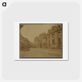 アートポストカード-Saint-Lazare et le Faubourg Saint-Denis
 - ウジェーヌ アジェ Postcard.
