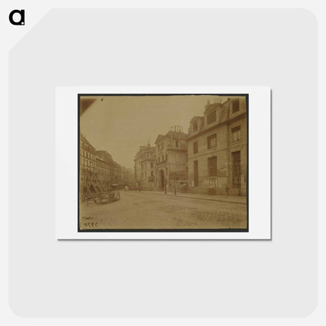 アートポストカード-Saint-Lazare et le Faubourg Saint-Denis
 - ウジェーヌ アジェ Postcard.