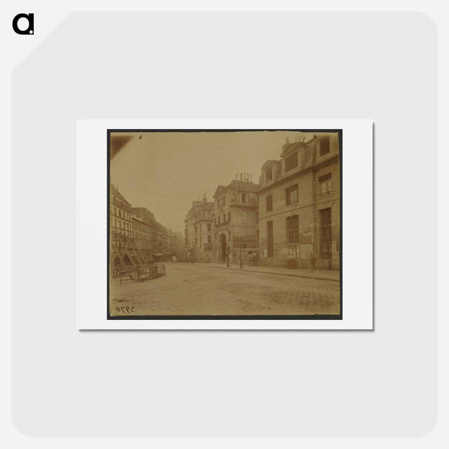 アートポストカード-Saint-Lazare et le Faubourg Saint-Denis
 - ウジェーヌ アジェ Postcard.