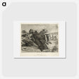 アートポストカード-Arabs of Oran - ウジェーヌ ドラクロワ Postcard.