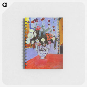 アートメモ帳-Vase with Two Handles (A Bunch of Flowers) - アンリ マティス Memo.