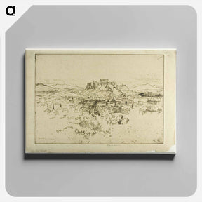 アートパネル-Athens from Mount Lybacettus
 - ジョセフ ペネル Canvas.